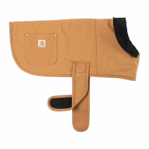 Duck Canvas Chore Coat Dog Vest in Brown, Small