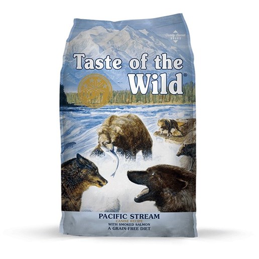 Taste of the Wild Pacific Stream Smoked Salmon Adult Dry Dog Food, 5-Lb Bag 