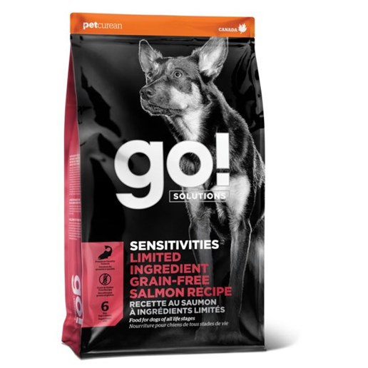 go! Solutions Sensitivities Limited Ingredient Grain Free Salmon Recipe Dry Dog Food, 22-Lb Bag