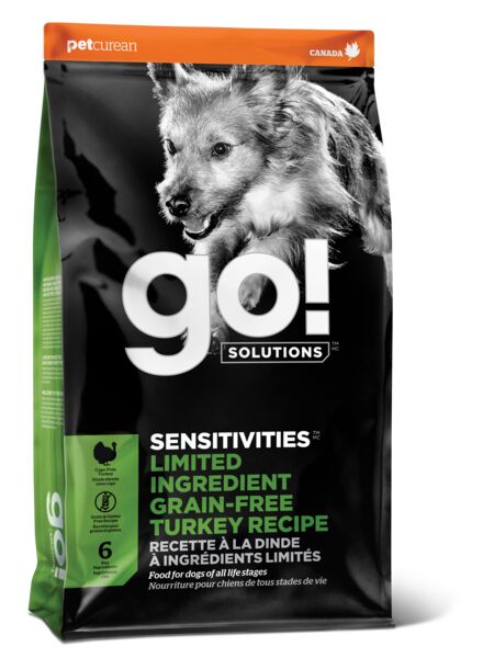 go! Sensitivities Limited Ingredient Grain Free Turkey Recipe Dry Dog Food, 22-Lb Bag