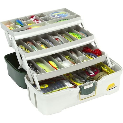 eco friendly tackle box Black/Blue The Plano 3 Plano Eco-Friendly Tackle Box 3-Tray
