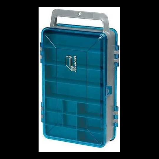 Double Sided Tackle Box Organizer in Blue, Medium
