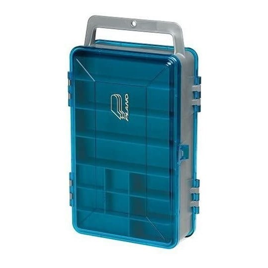 Double Sided Tackle Box Organizer in Blue, Medium