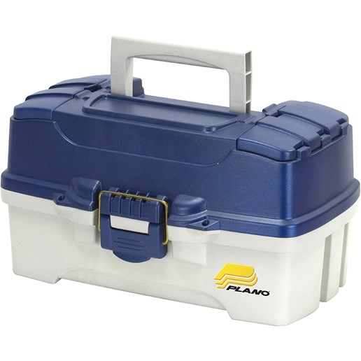 Two Tray Tackle Box in Blue