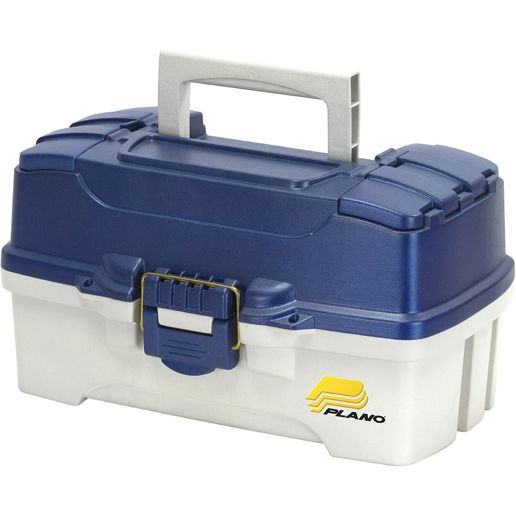 coastal tackle box Fishing Box, 4 Layers Fishing Box, Tackle Boxes, Quick-Access Top Storage with Lid for Fishing Gear and Accessories,Greyby KUKLIPJIM : Sports & Outdoors Coastal Fishing Gear offers a double tackle box that anglers can carry over their shoulder Three Tray Tackle Box in