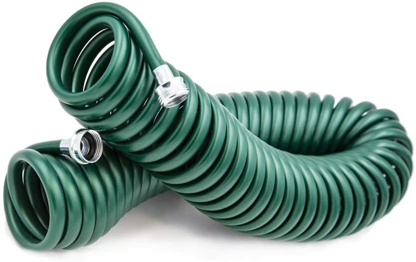 3/8-In x 50-Ft Coiled Watering Hose