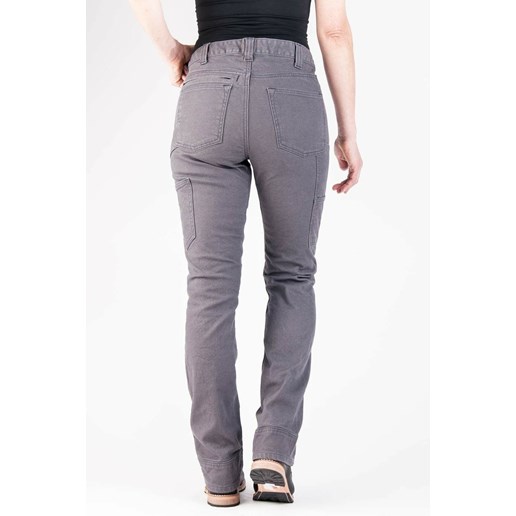 Women's Britt Utility Stretch Double Front Canvas Pant in Grey