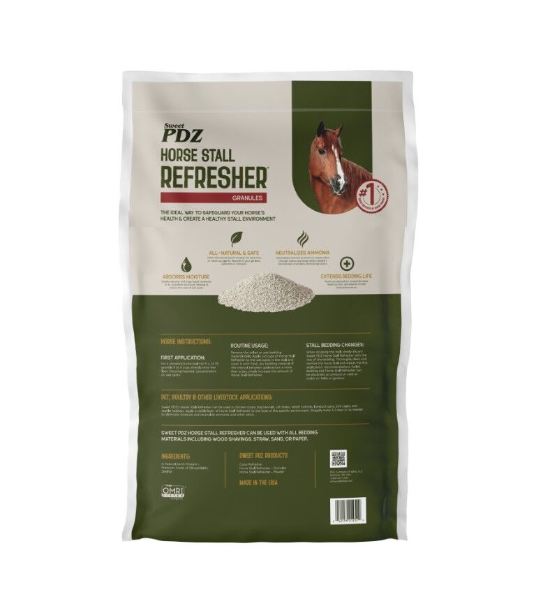 Sweet PDZ Horse Stall Refresher Granules, 40-Lb
