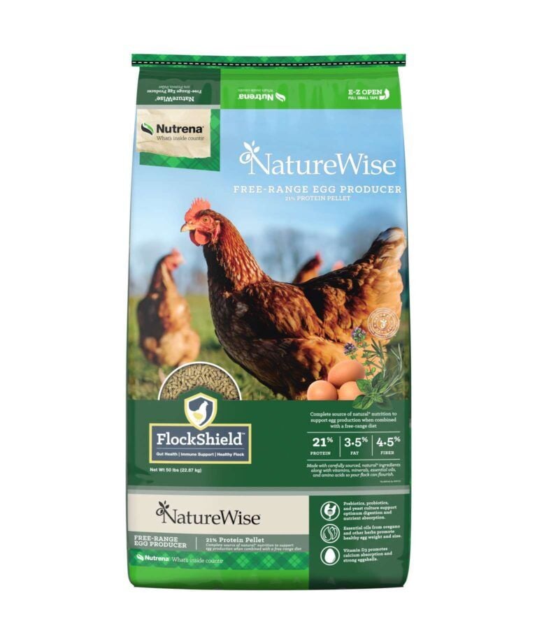 Nutrena NatureWise Free-Range Egg Producer 21% Layer Feed, 50-Lb