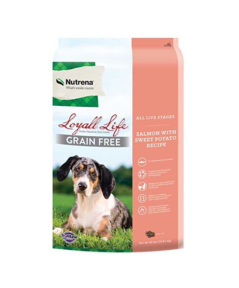 Nutrena Loyall Life All Life Stages Grain Free Salmon and Sweet Potato Dog Food, 6-Lb