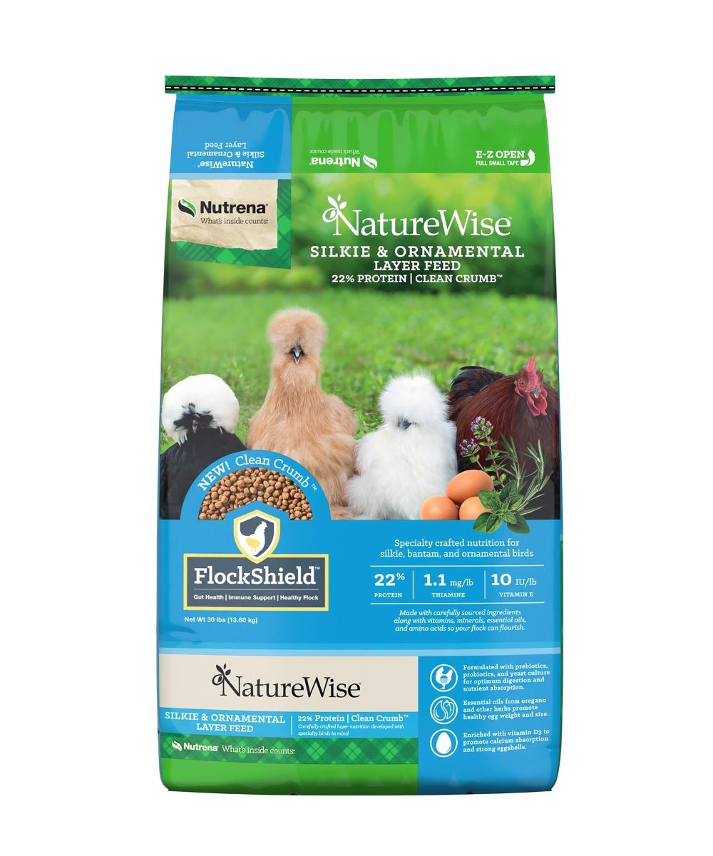 Nutrena NatureWise Silkie and Ornamental Layer Feed, 30-Lb