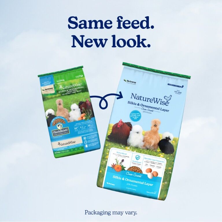 Nutrena NatureWise Silkie and Ornamental Layer Feed, 30-Lb