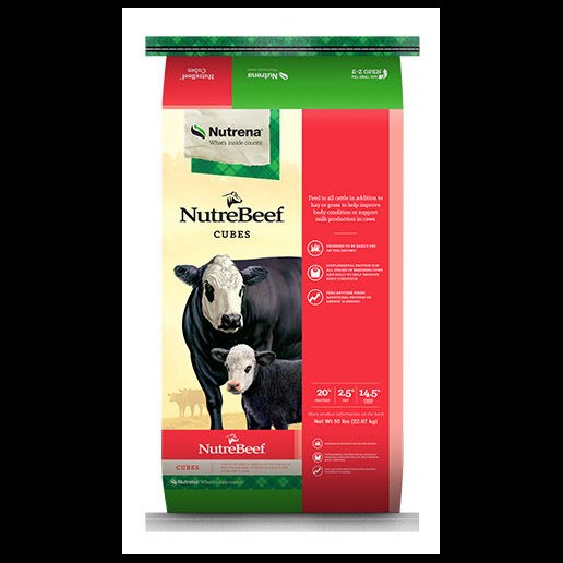 Nutrena NutreBeef 20% Cattle Cubes - 50 lb