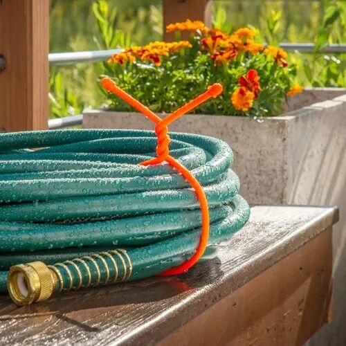 Nite Ize Gear Tie Original Reusable Orange Rubber Twist Tie, 12-In