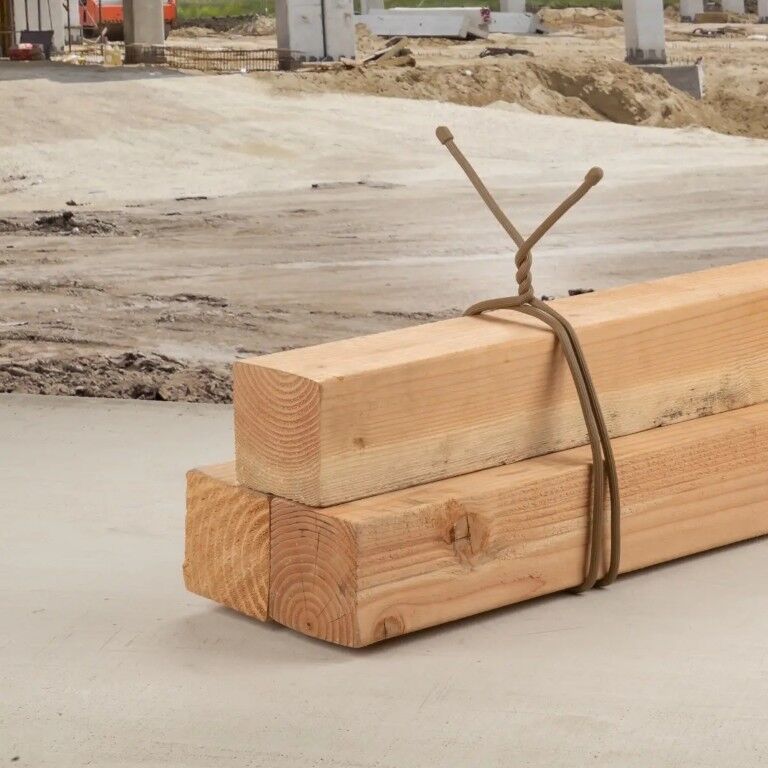 Nite Ize Black Gear Tie Original Reusable Rubber Twist Tie, 18-In, 2-Pk