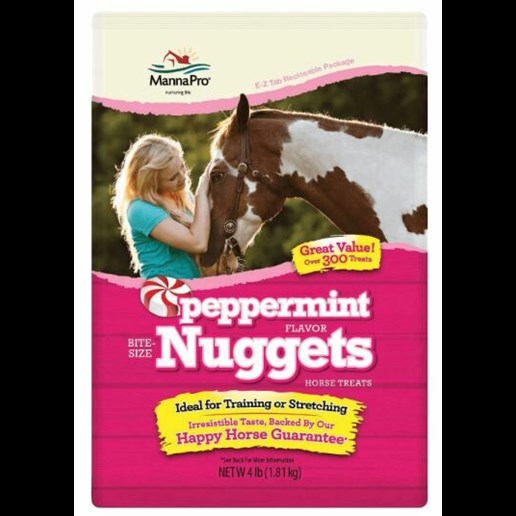 Manna Pro Bite Size Peppermint Horse Nuggets - 4 lb