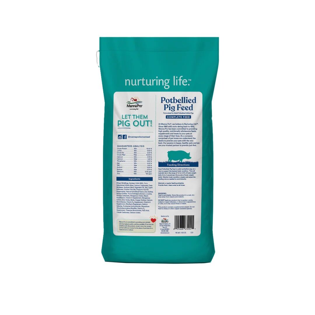 Manna Pro Potbellied Pig Feed, 20-Lb