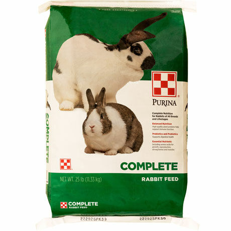 Purina Complete Rabbit Feed 25 lb Feed Treats Purina - Main Image