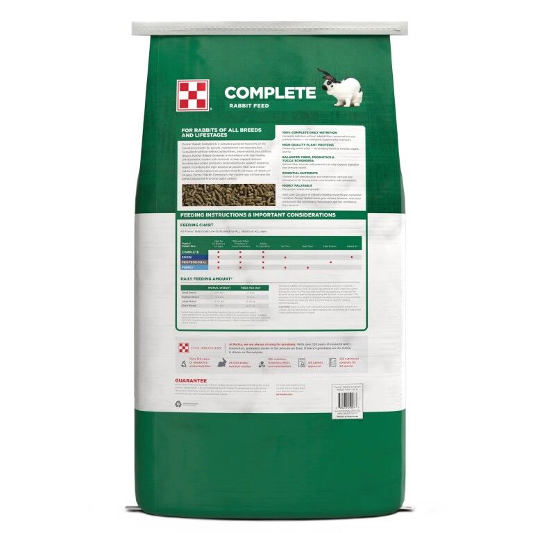 Purina Complete Rabbit Feed, 25-Lb