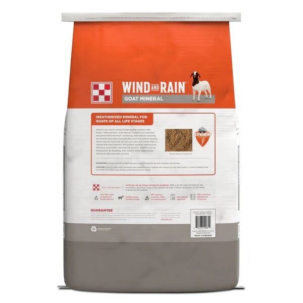 Purina Wind And Rain Goat Mineral, 25-Lb