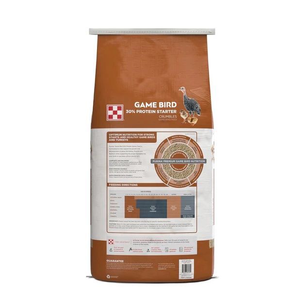 Purina Game Bird 30% Protein Starter, 50-Lb