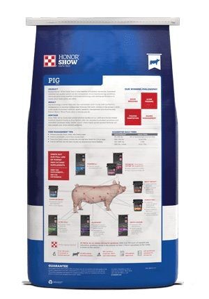 Purina Honor Show Pig 19P BMD Pig Feed, 50-Lb