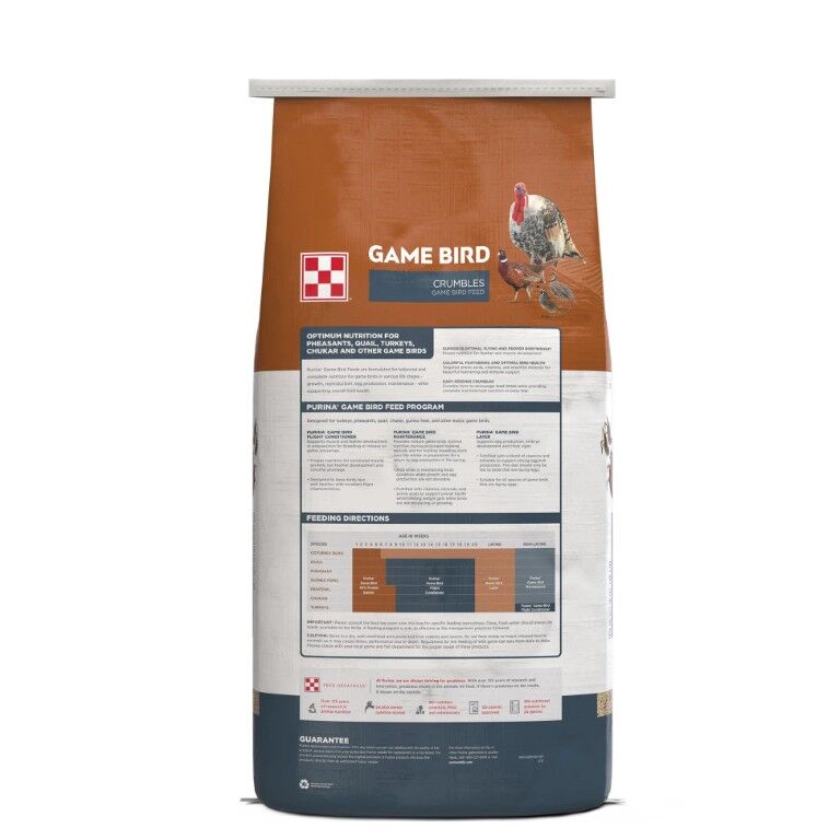 Purina Game Bird Flight Conditioner Feed, 50-Lb