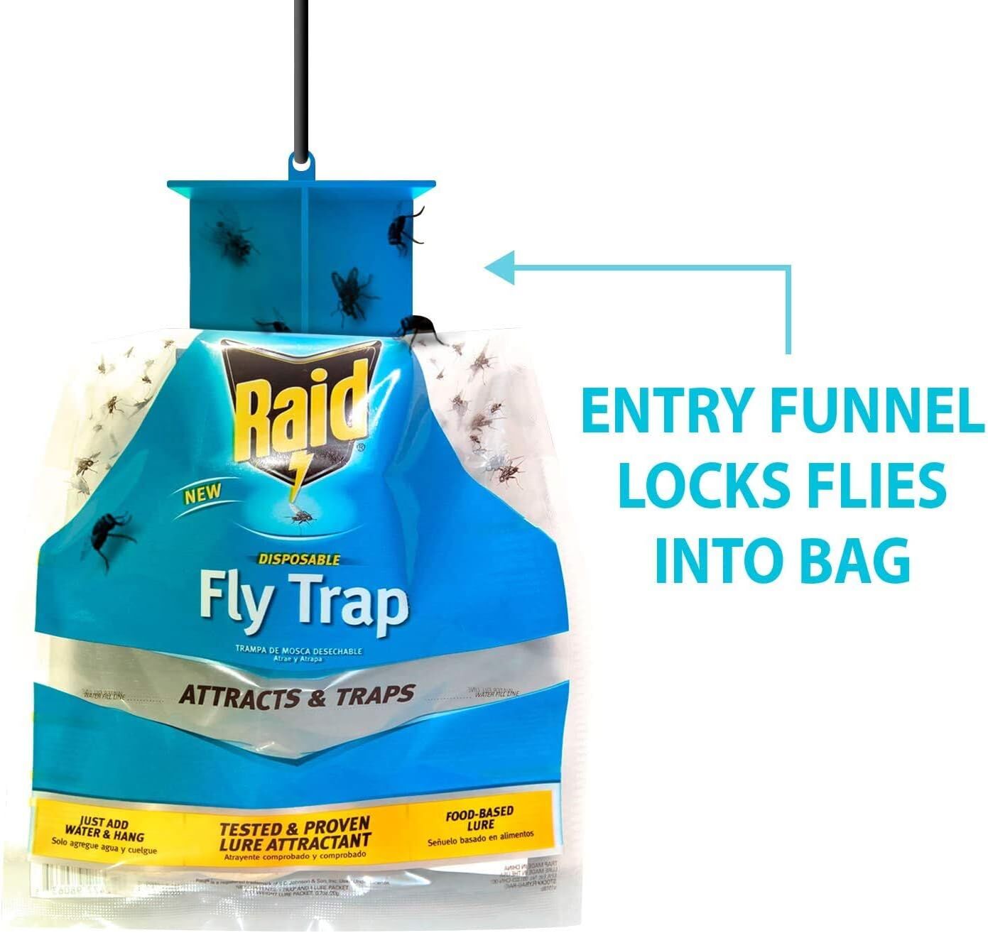 Raid Disposable Fly Trap Bag