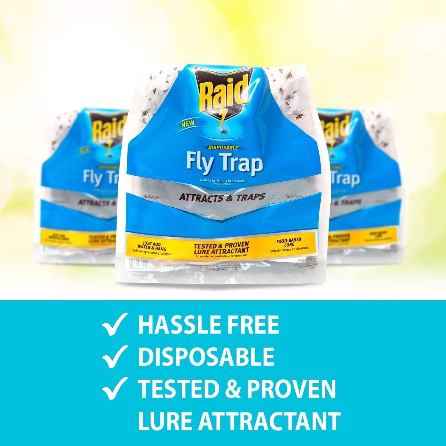 Raid Disposable Fly Trap Bag