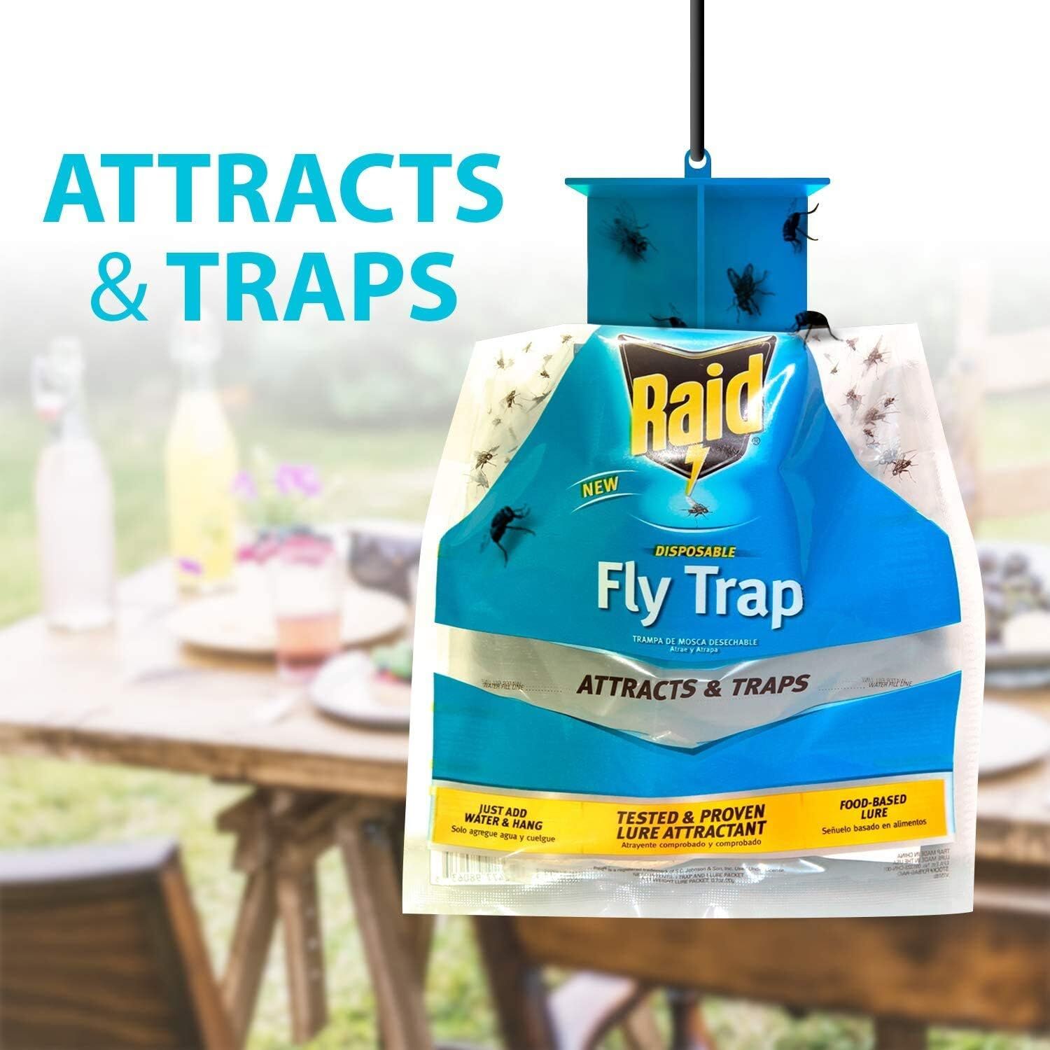 Raid Disposable Fly Trap Bag