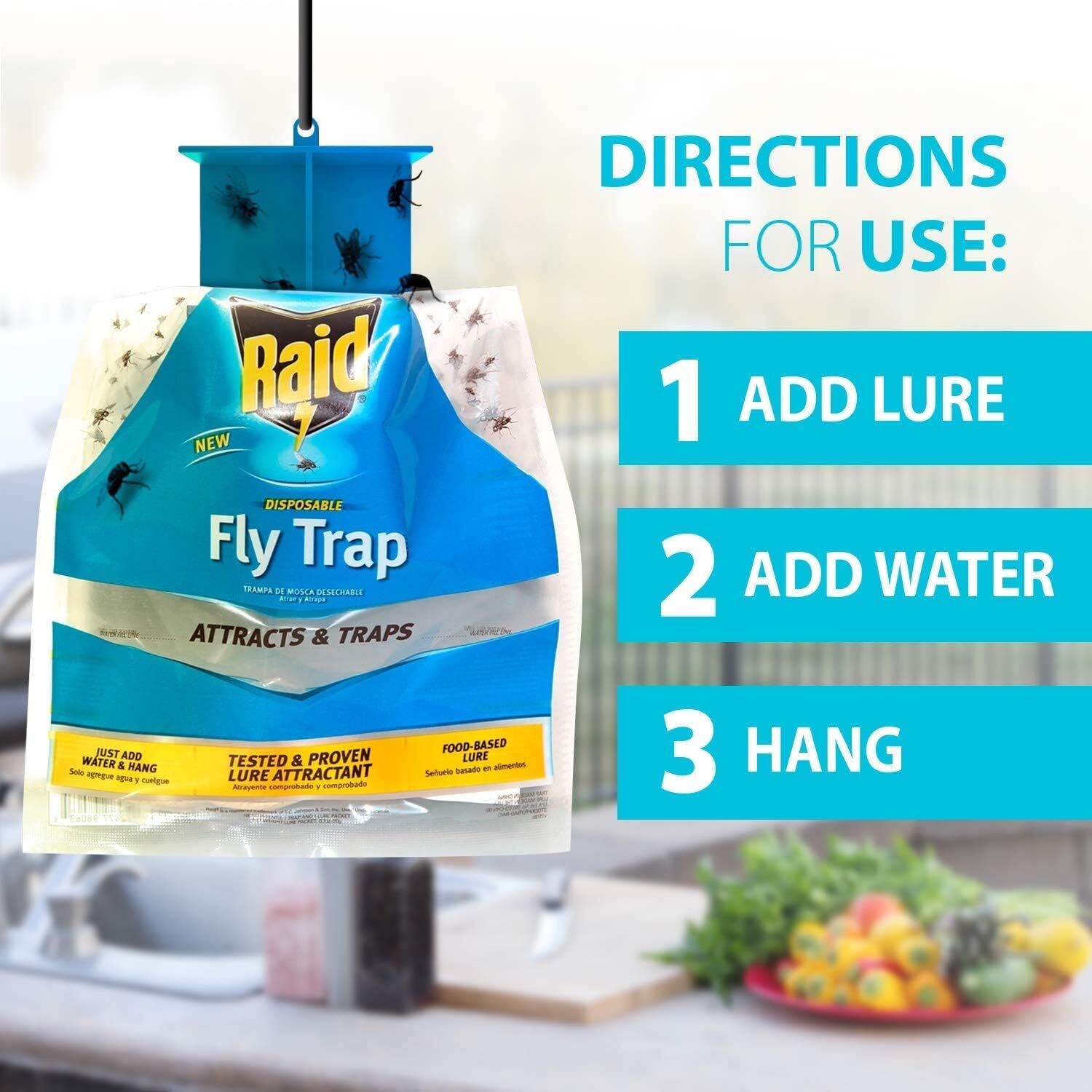 Raid Disposable Fly Trap Bag