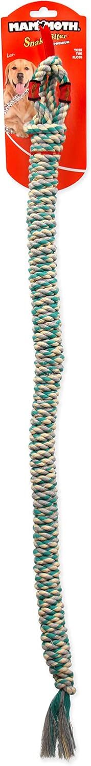 Mammoth Medium 34-In Snakebiter Dog Toy