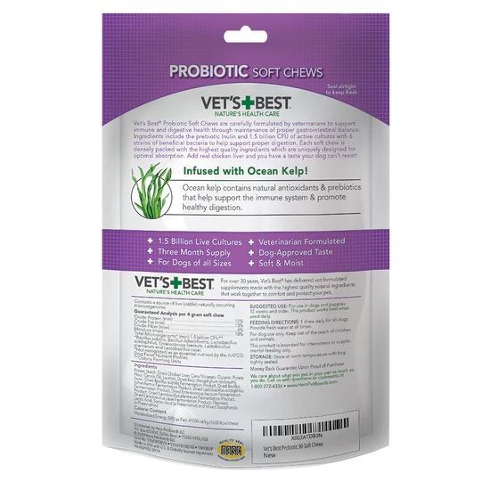 Vet's Best Probiotic Soft Chews for Dogs, 90-Ct