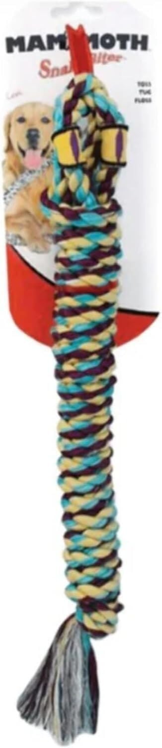 Mammoth Medium Snakebiter Shorty Dog Toy, 18-In
