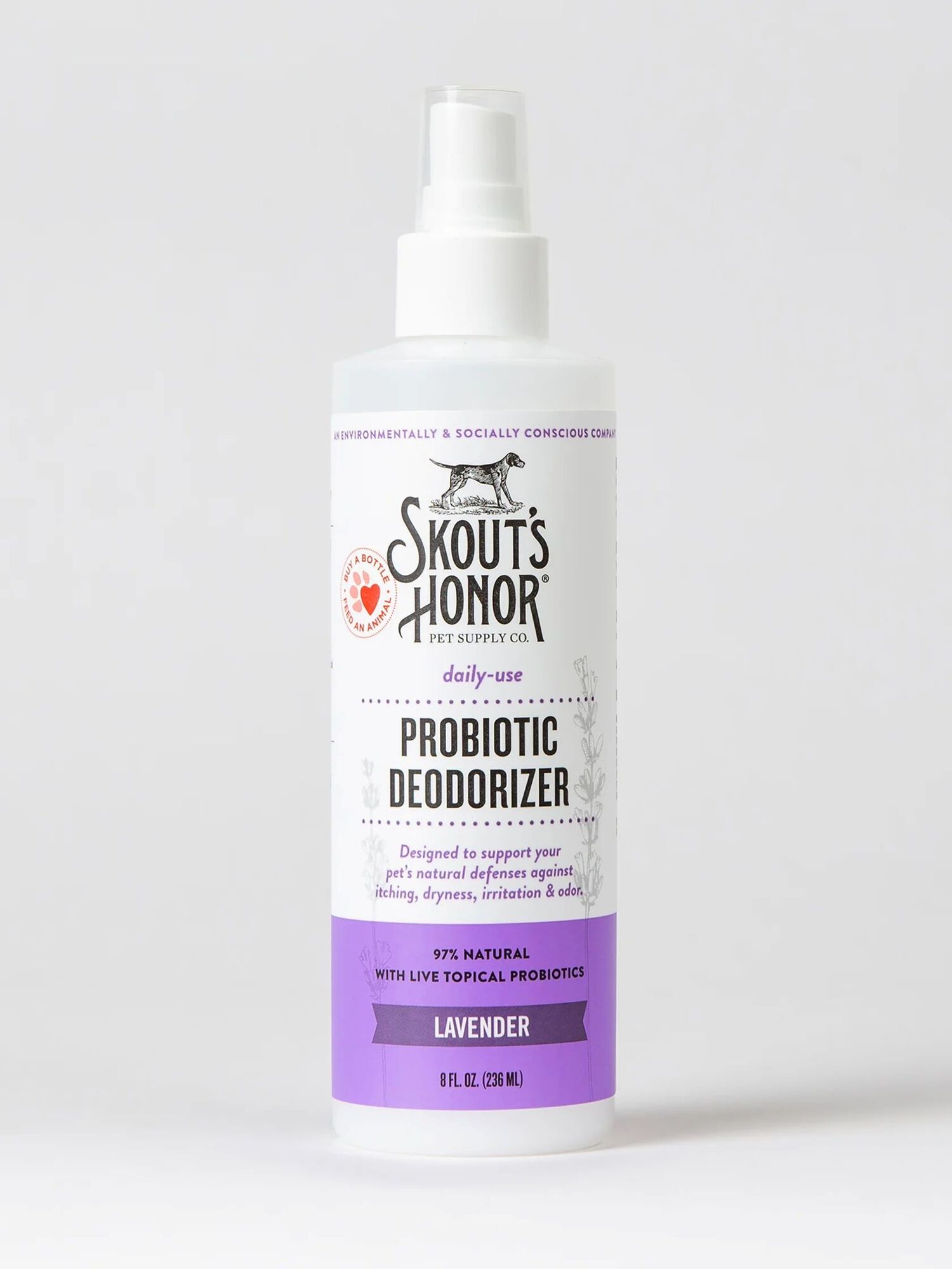 Skout's Honor Probiotic Deodorizer Lavender, 8-Oz