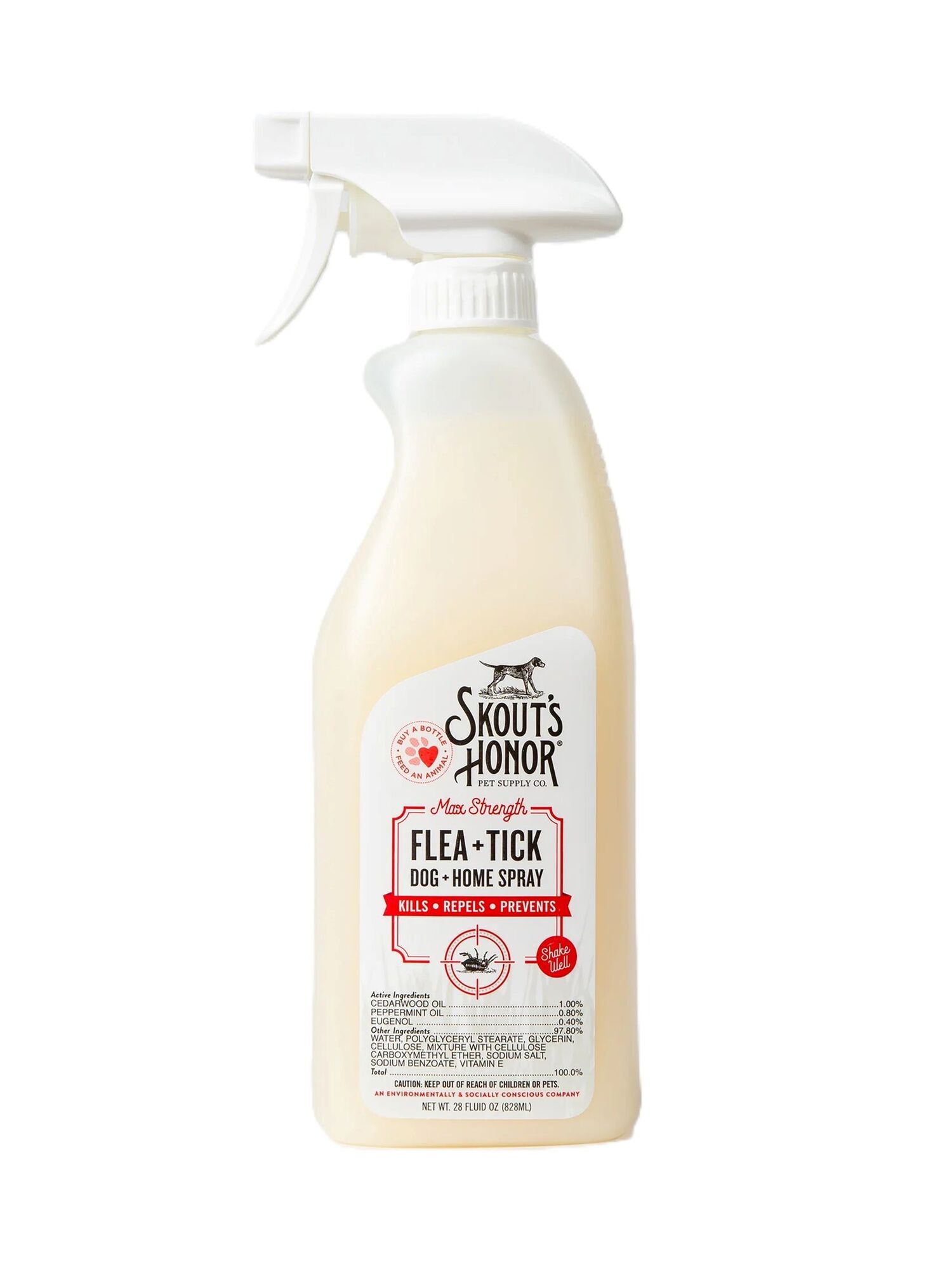 Skout's Honor Flea+Tick Dog & Home Spray, 28-Oz
