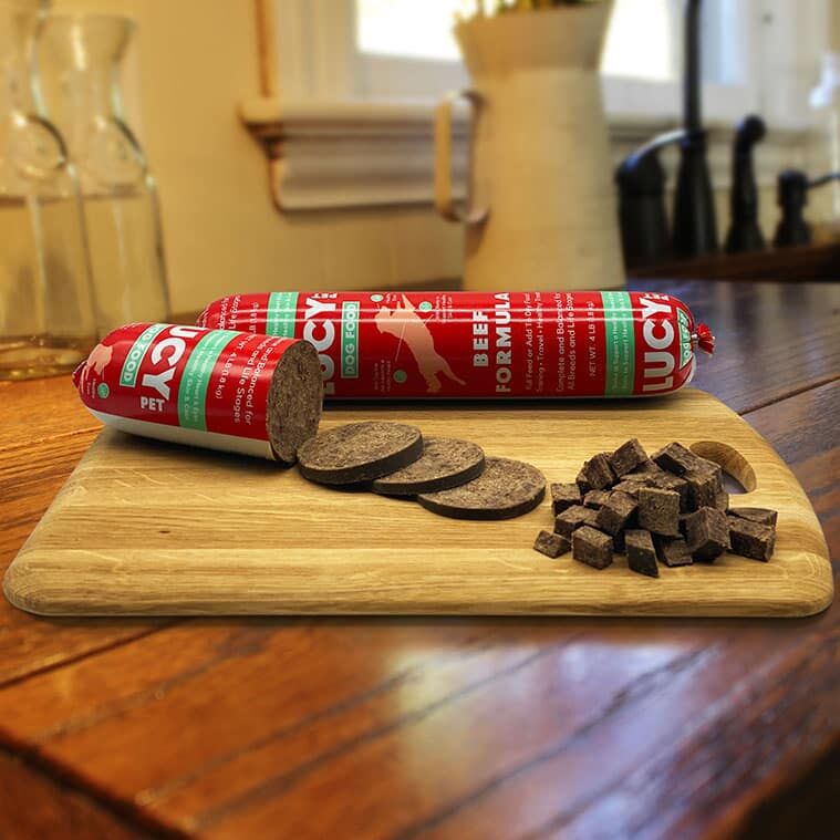 Lucy Pet Original Recipe Beef Formula Dog Food Rolls, 2.75-Oz