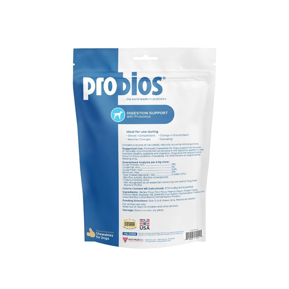 Probios Chewables Digestion Support with Probiotics, 1-Lb