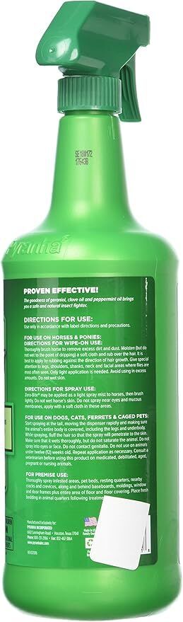 Pyranha Zero-Bite Fly Spray, 32-Oz