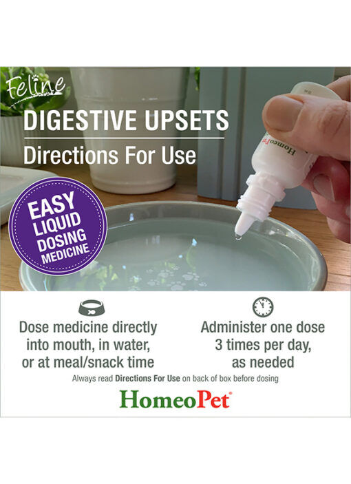 HomeoPet Feline Digestive Upsets, 15-ML