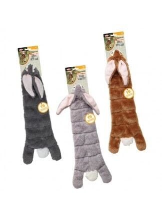 Skinneeez Multi Squeaker Rabbit Dog Toy Assortment
