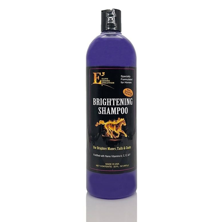 E3 Brightening Shampoo For Horses, 32-Oz