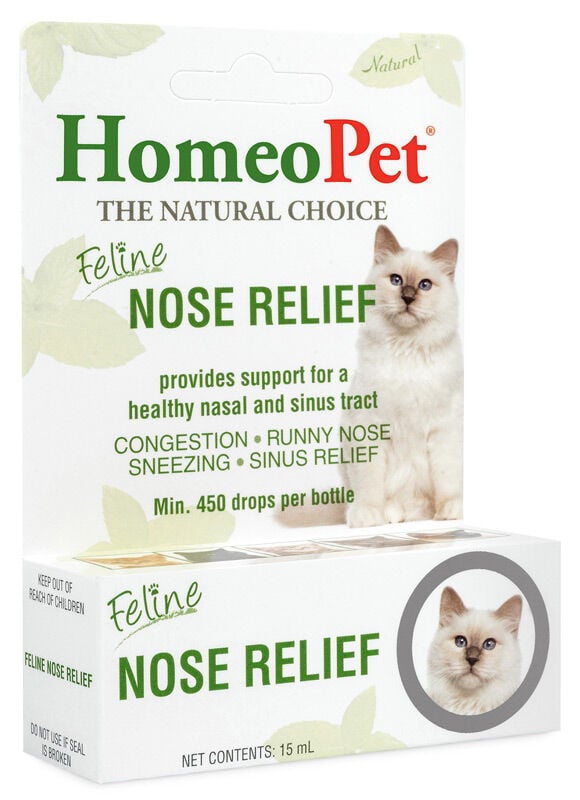 HomeoPet Feline Nose Relief, 15-mL