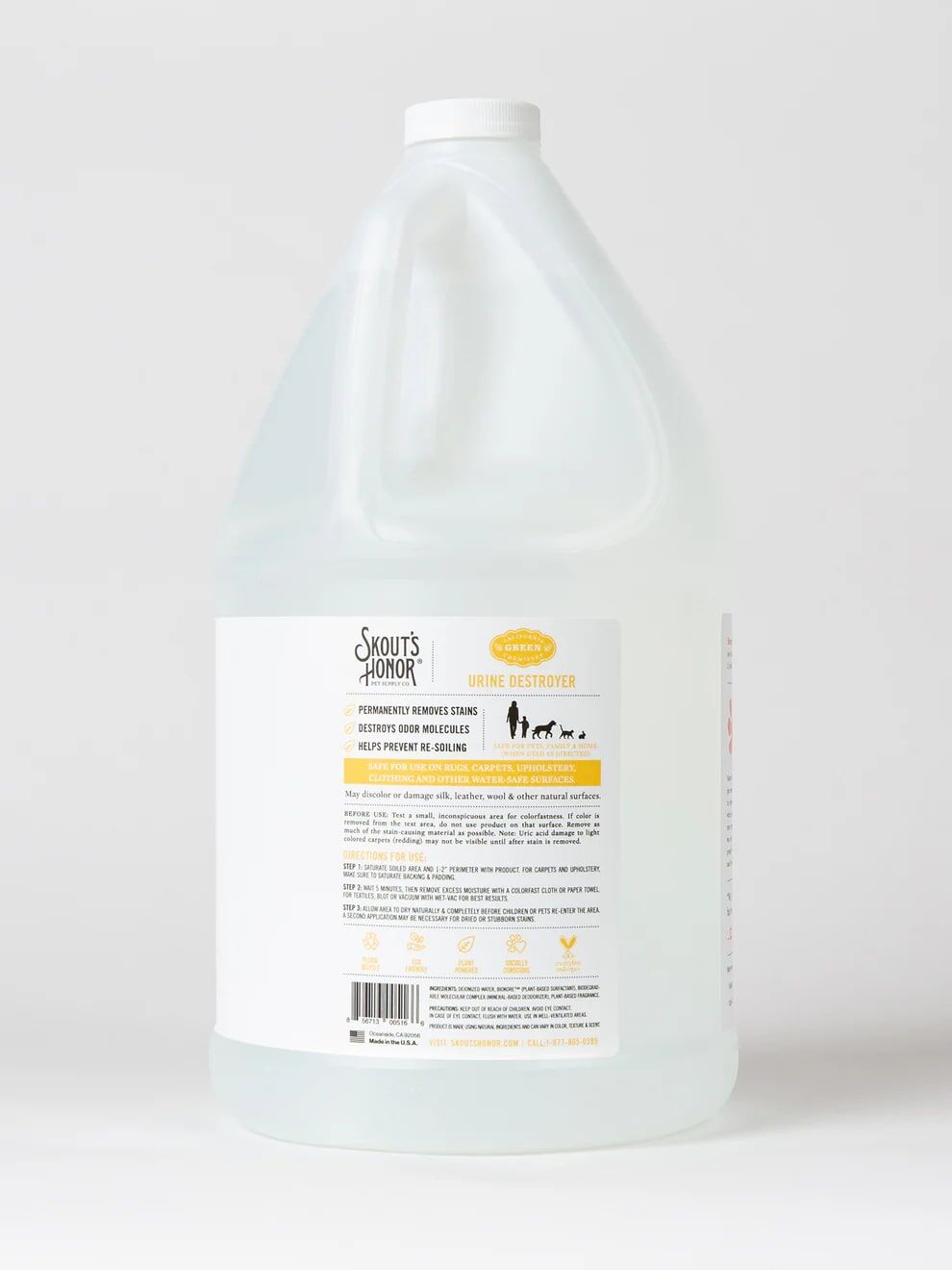 Skout's Honor Stain and Odor Remover - 128 oz