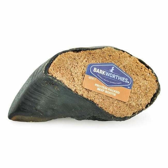Barkworthies Protein Packed Beef Bootie Peanut Butter Blend Dog Treat