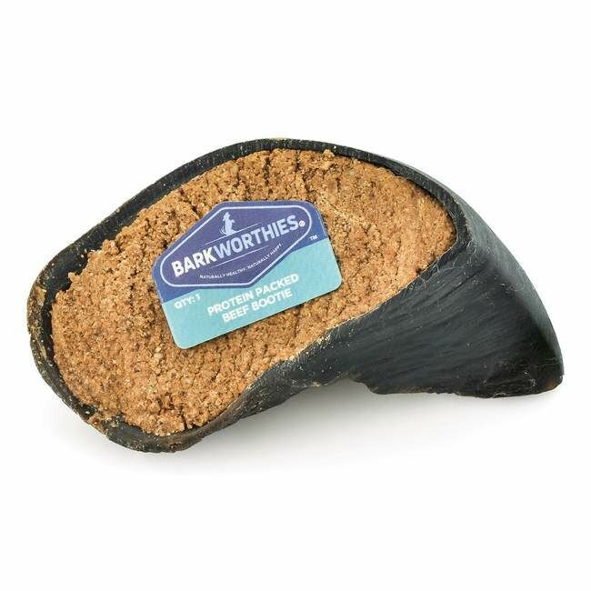 Barkworthies Protein Packed Beef Bootie Bully Blend Dog Treat