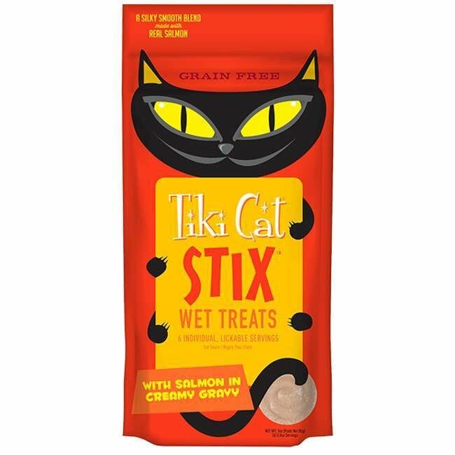 Tiki Cat Salmon Stix Wet Treats - 6 Pack