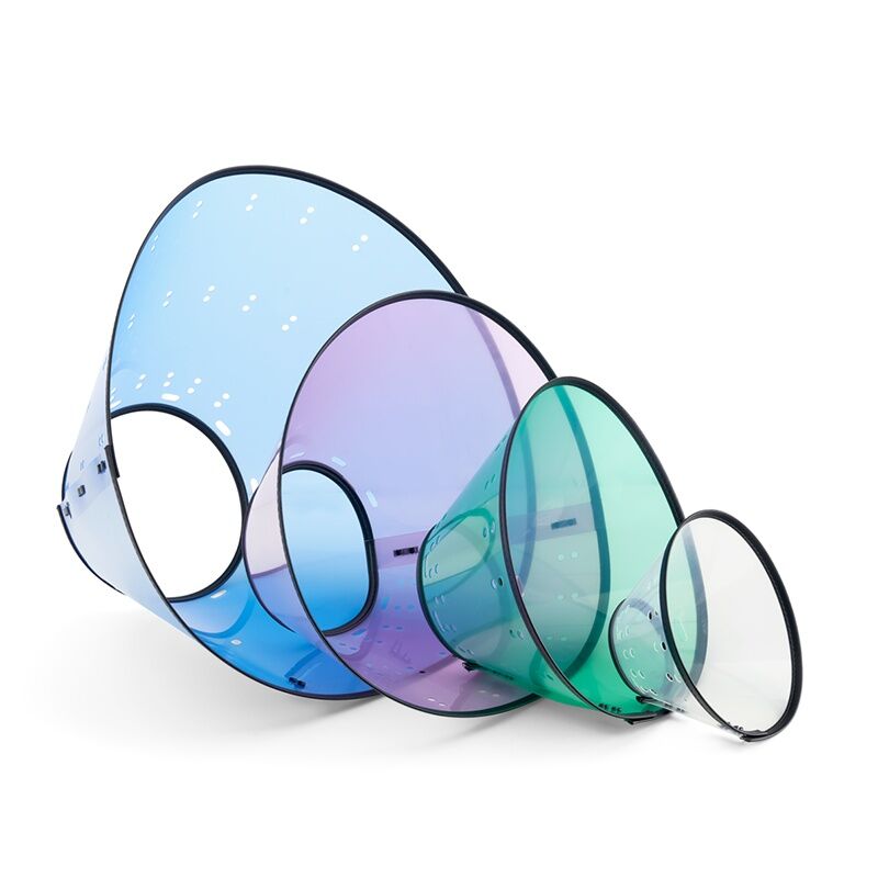 Dogswell Remedy & Recovery Clear Rigid E-Collar, Medium