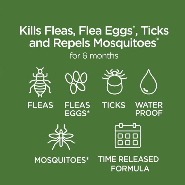 Vetality Avantec II Flea And Tick Collar For Dogs, Fits Neck Up To 26-In