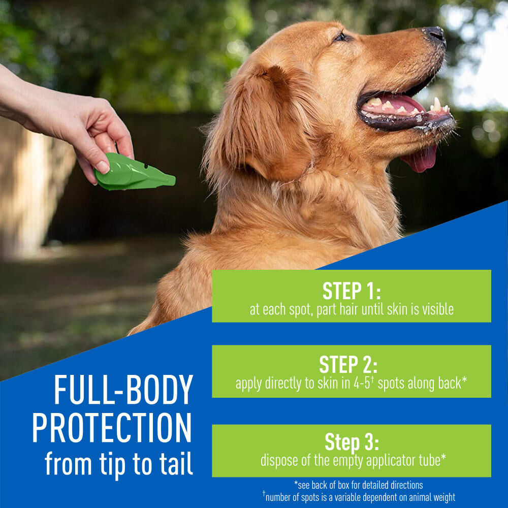 Adams Plus Flea & Tick Spot On For Dogs, Large